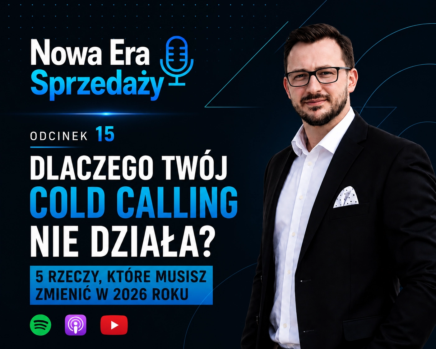 Dlaczego Twój cold calling nie działa? Podcast o cold callingu B2B, prospectingu i generowaniu leadów