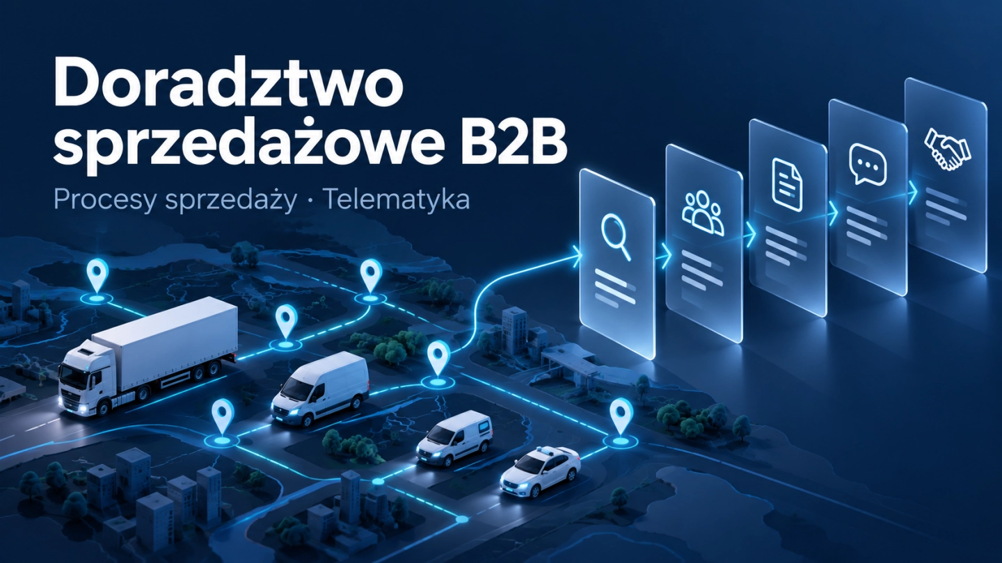 Doradztwo sprzedażowe B2B — audyt i rozwój procesów w branży telematycznej