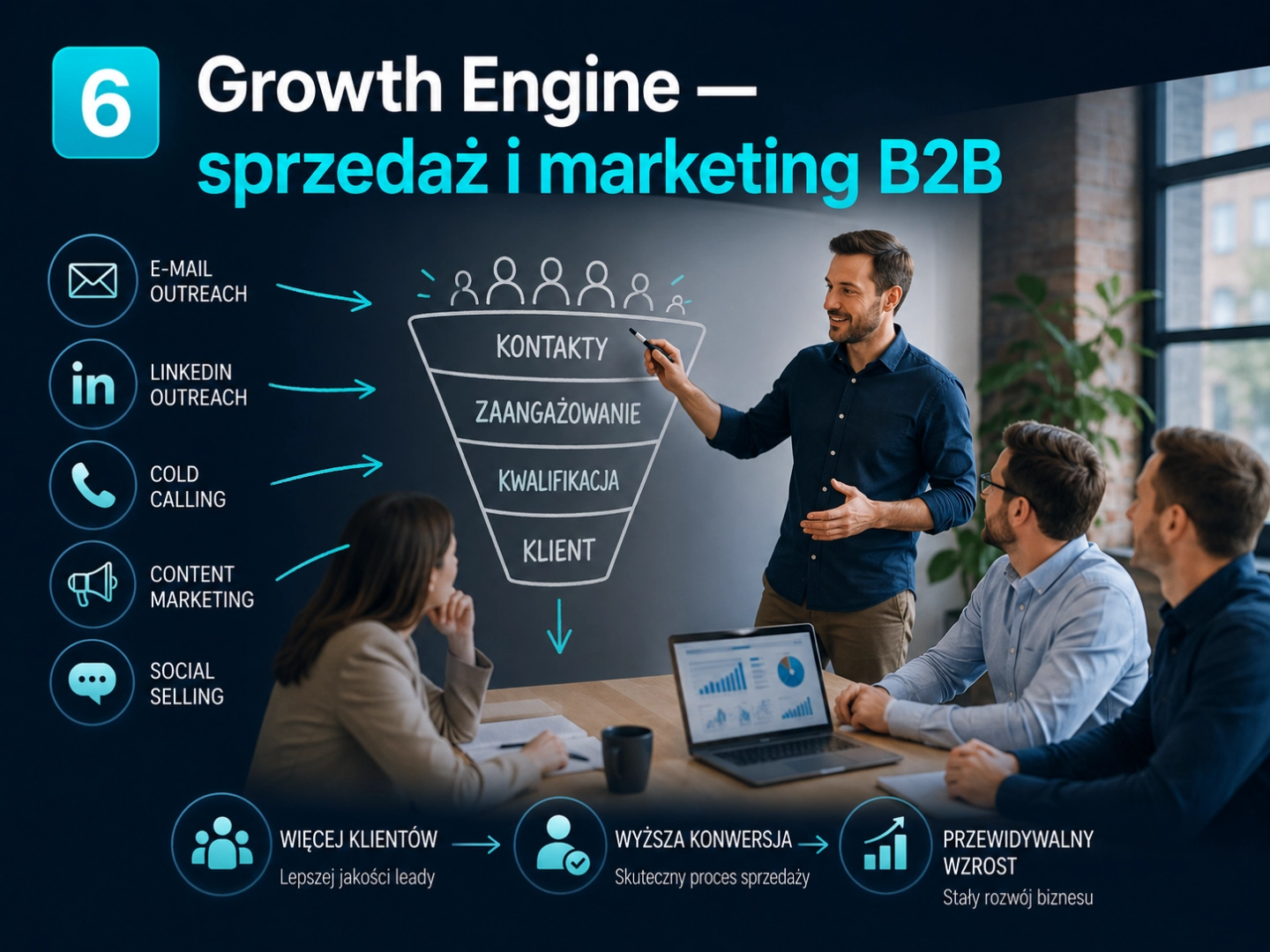 Growth Engine - szkolenie sprzedaż i marketing B2B dla firm B2B