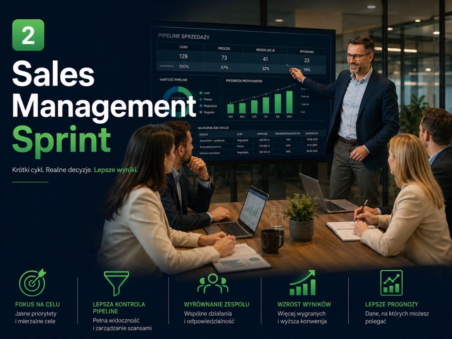 Sales Management Sprint - szkolenie dla managerów sprzedaży B2B